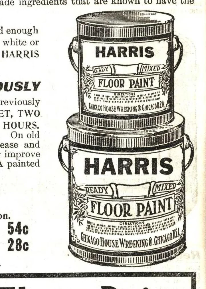 An illustration from Paints varnishes: price wrecker no. 121., 1915, leaf 9