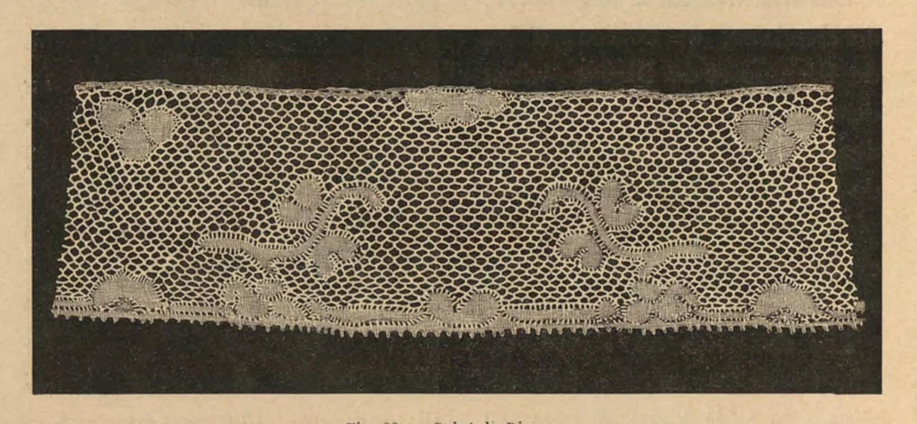 An illustration from Histoire de la dentelle, 1890, leaf 173