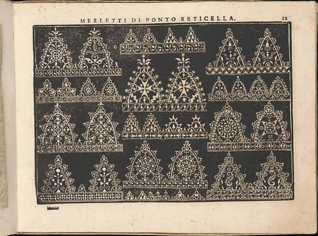 An illustration from Fiore D'Ogni Virtu Per le Nobili Et Honeste Matrone, 1610, leaf 11