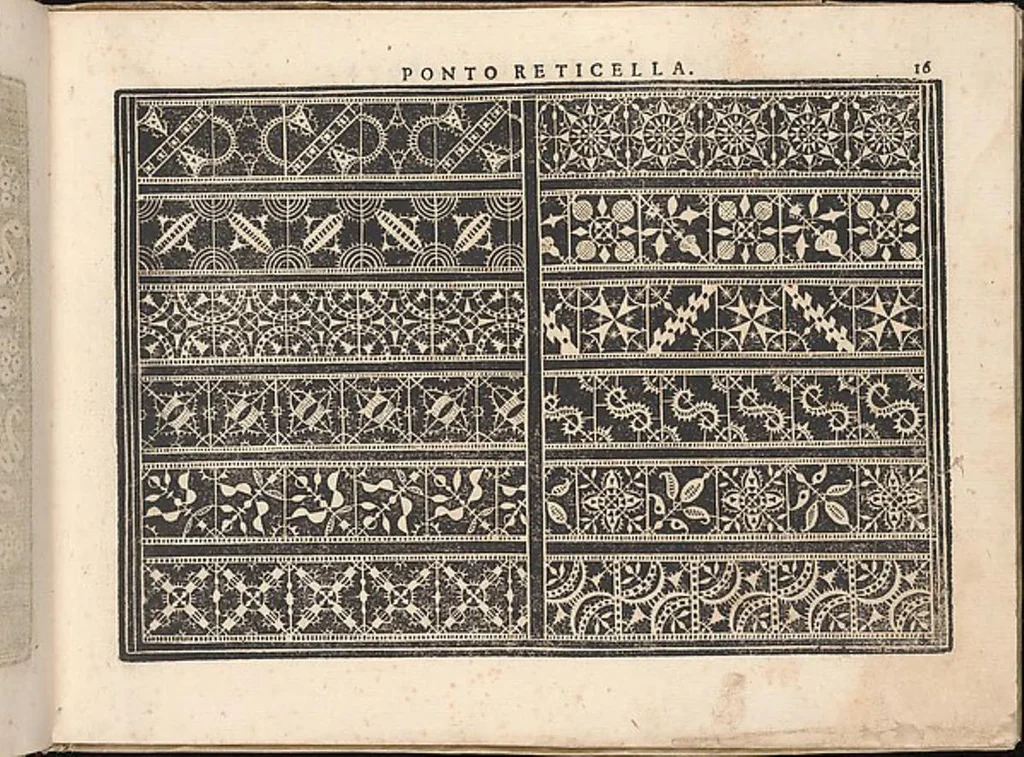 An illustration from Fiore D'Ogni Virtu Per le Nobili Et Honeste Matrone, 1610, leaf 15