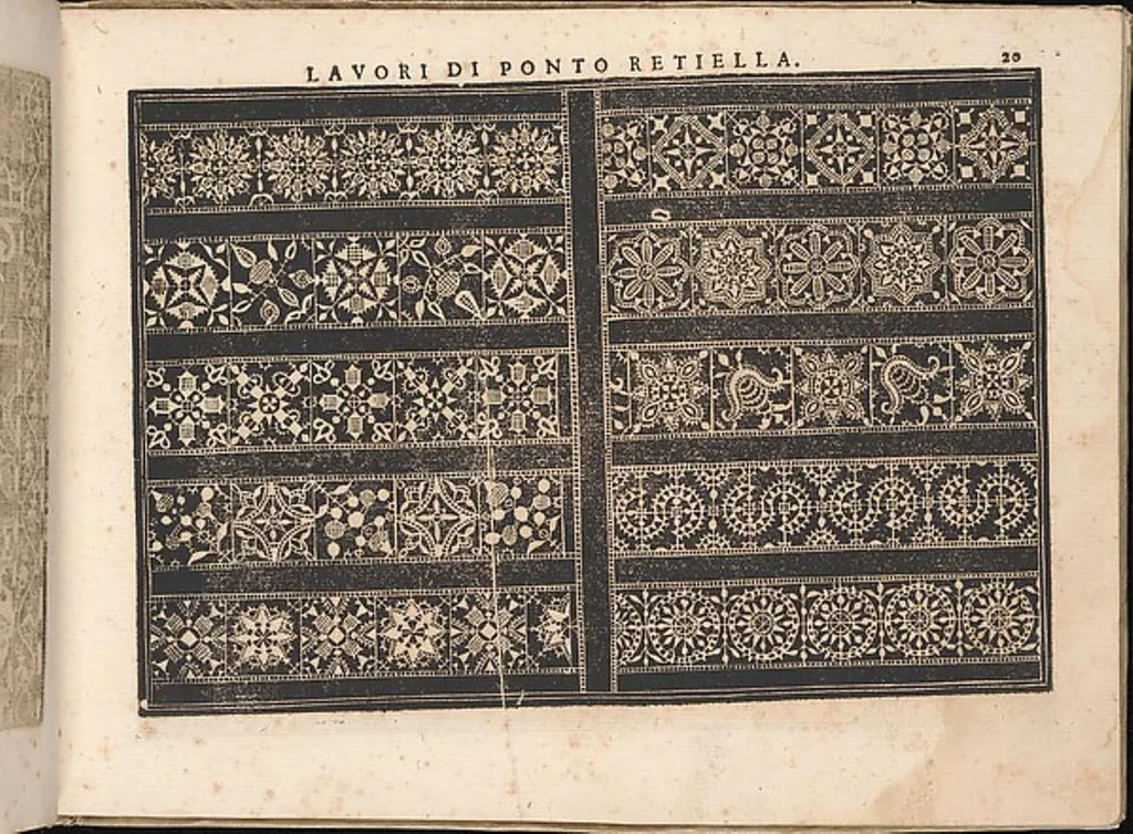 An illustration from Fiore D'Ogni Virtu Per le Nobili Et Honeste Matrone, 1610, leaf 19