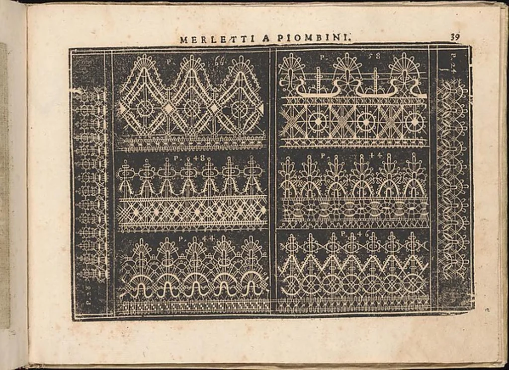 An illustration from Fiore D'Ogni Virtu Per le Nobili Et Honeste Matrone, 1610, leaf 38