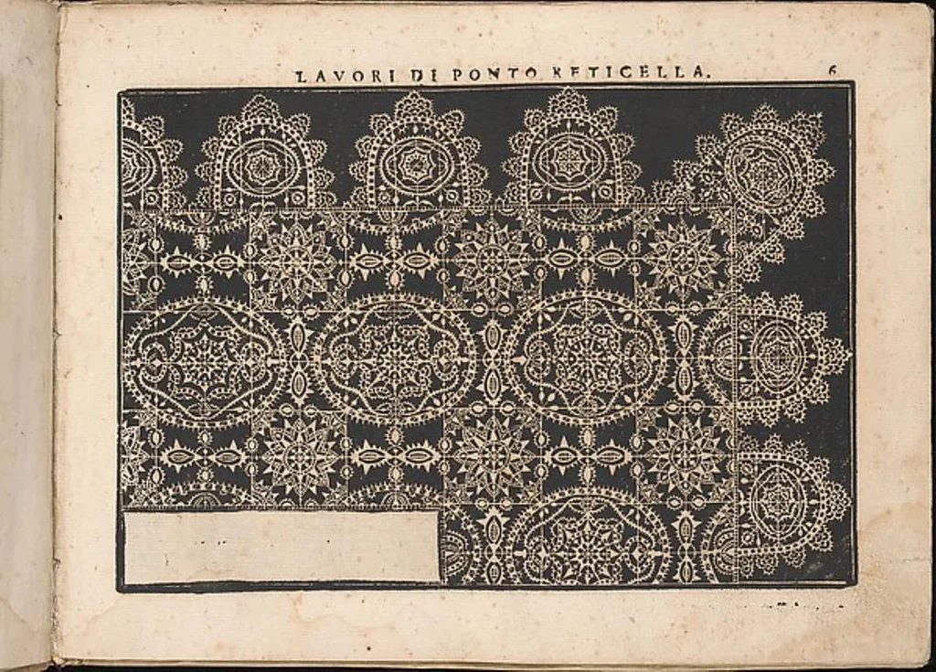 An illustration from Fiore D'Ogni Virtu Per le Nobili Et Honeste Matrone, 1610, leaf 5