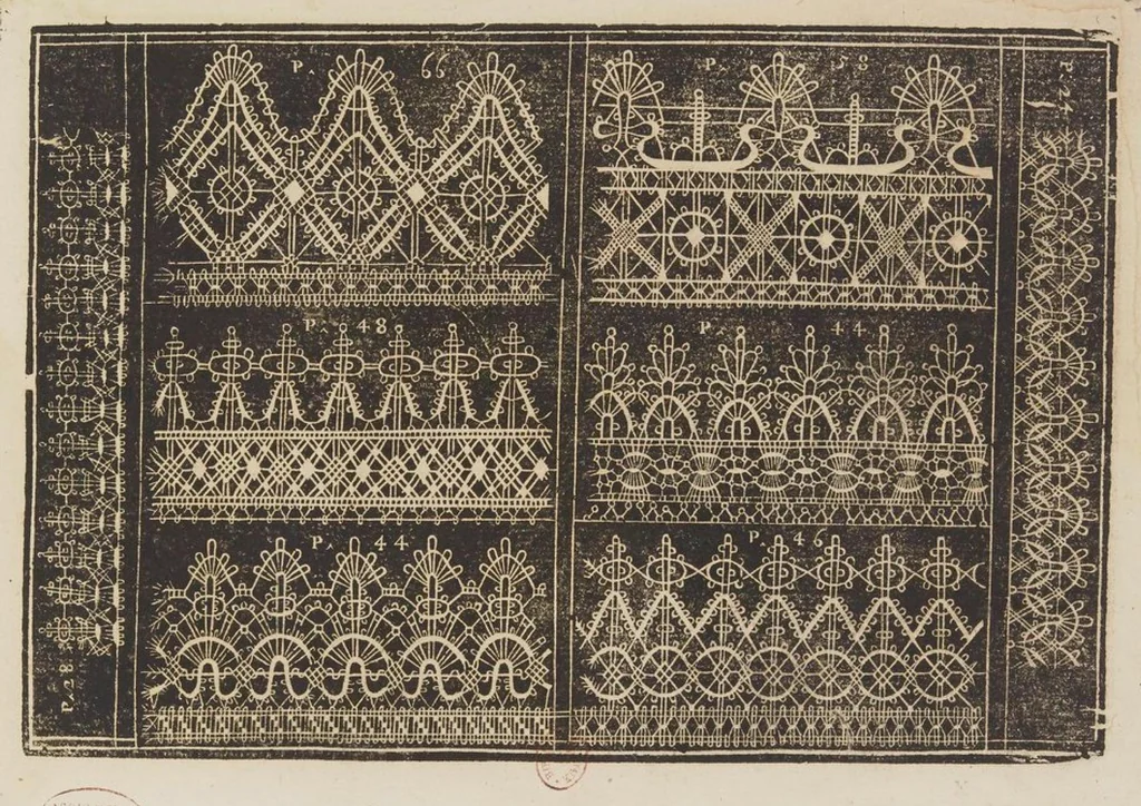 An illustration from [Teatro delle nobili e virtuose donne, dove si reppresentano varii disegni di lavori novamente]… [inventati e disegnati de Elisabetta Catanea Parasole] [between 1616 and 1636], 1616, leaf 25