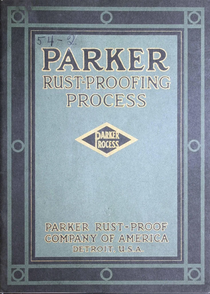 An illustration from Parker rust-proofing process., 1925, leaf 0
