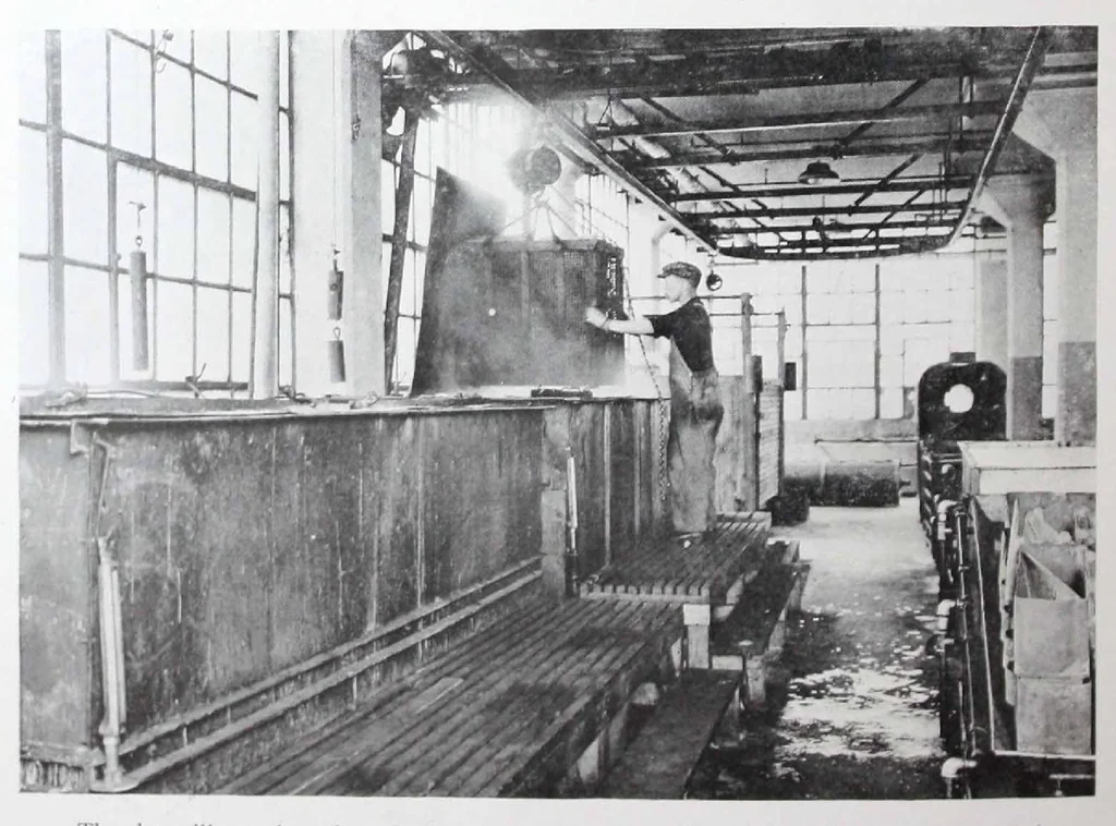 An illustration from Parker rust-proofing process., 1925, leaf 7