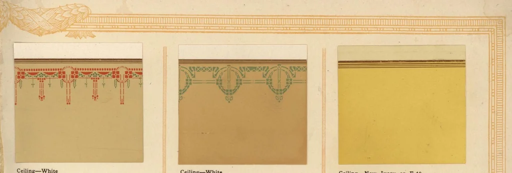 An illustration from Pee Gee flatkoatt : the modern method of decorating walls., 1913, leaf 22