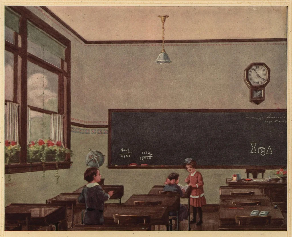 An illustration from Pee Gee flatkoatt : the modern method of decorating walls., 1913, leaf 30
