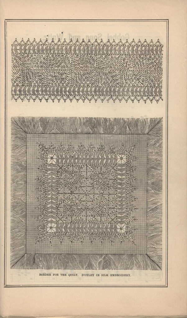 An illustration from Peterson's Ladies National Magazine June 1883, 1883, leaf 14