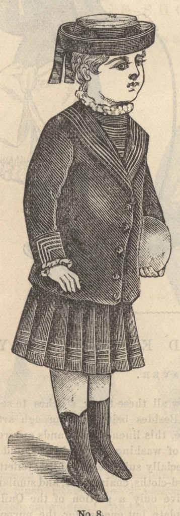 An illustration from Peterson's Ladies National Magazine June 1883, 1883, leaf 66