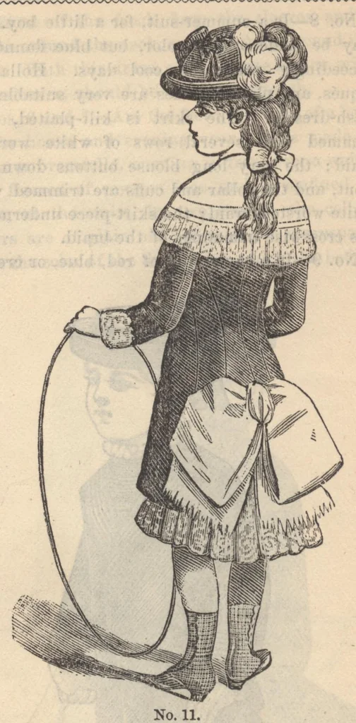 An illustration from Peterson's Ladies National Magazine June 1883, 1883, leaf 67
