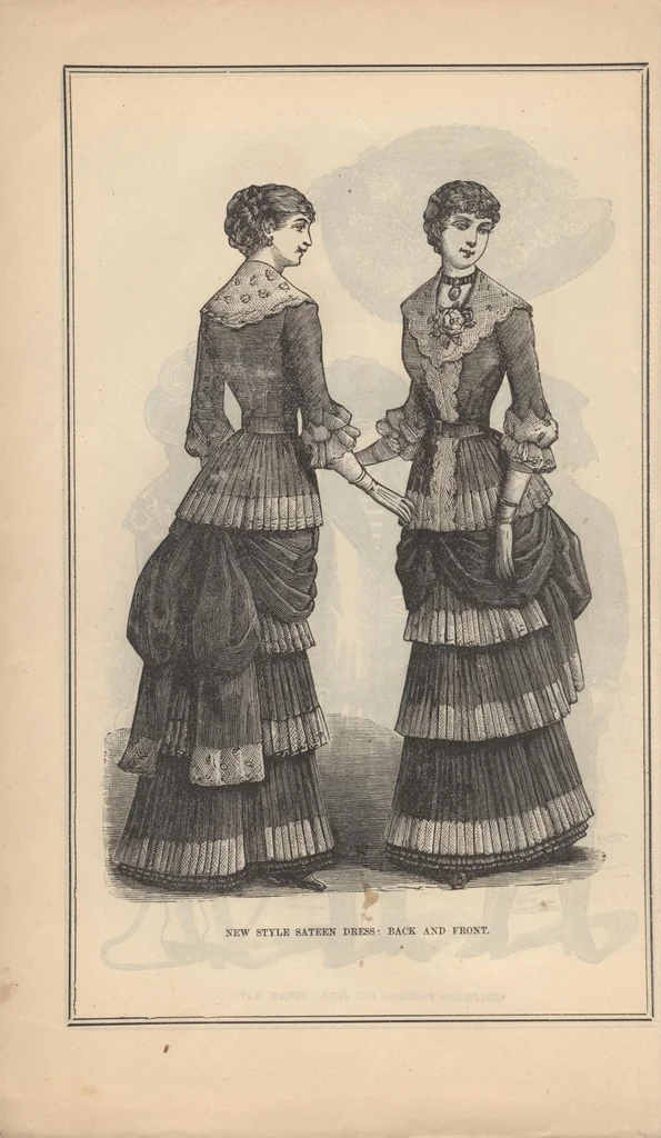 An illustration from Peterson's Ladies National Magazine June 1883, 1883, leaf 9