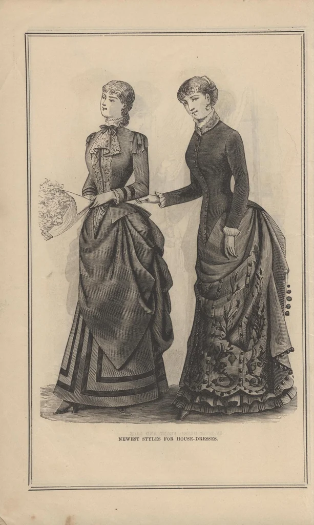 An illustration from Peterson's Ladies National Magazine March 1883, 1883, leaf 11