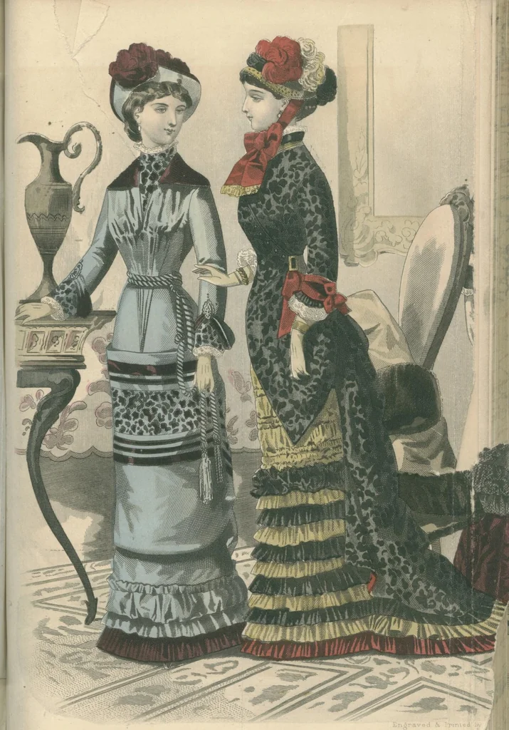 An illustration from Peterson's Magazine 1881 images, 1881, leaf 27