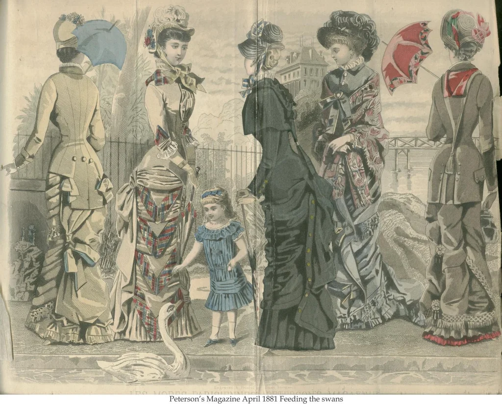 An illustration from Peterson's Magazine 1881 images, 1881, leaf 36