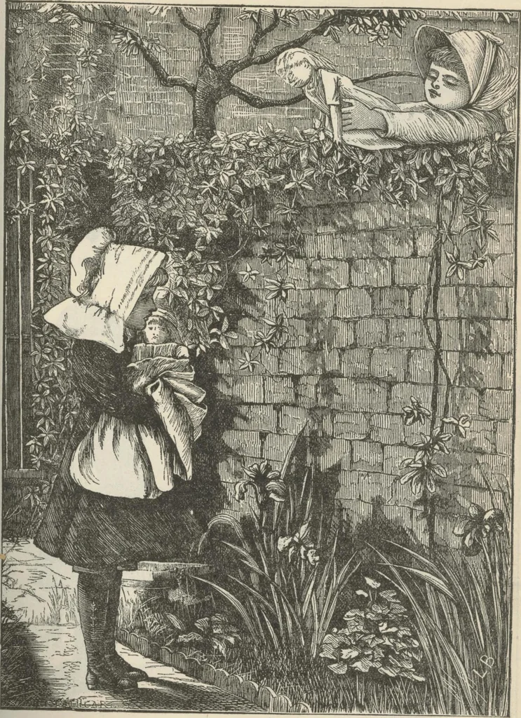 An illustration from Peterson's Magazine January to June 1888 [Fashion and Fancy work pages], 1888, leaf 105