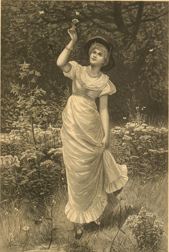An illustration from Peterson's Magazine July to December 1888 [Fashion and fancy work pages], 1888, leaf 94