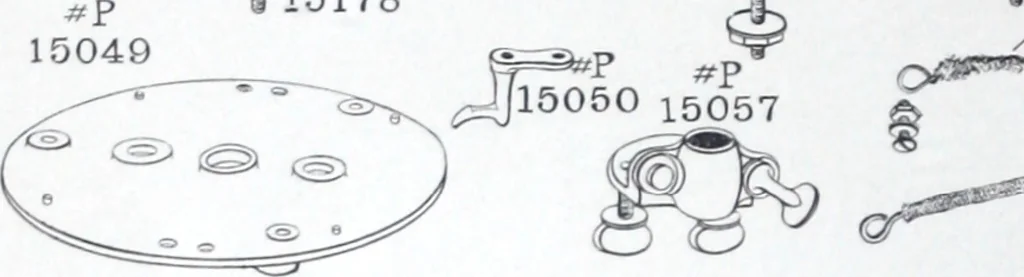 An illustration from Petite arc lamp parts., 1901, leaf 11