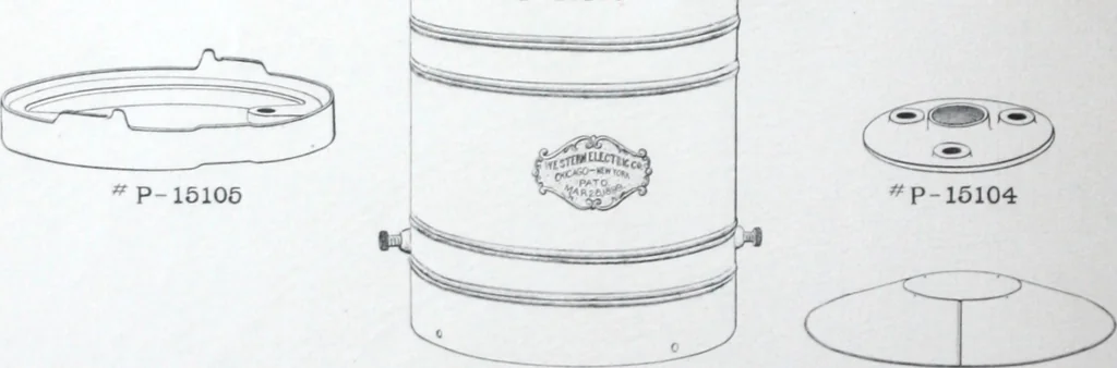 An illustration from Petite arc lamp parts., 1901, leaf 15
