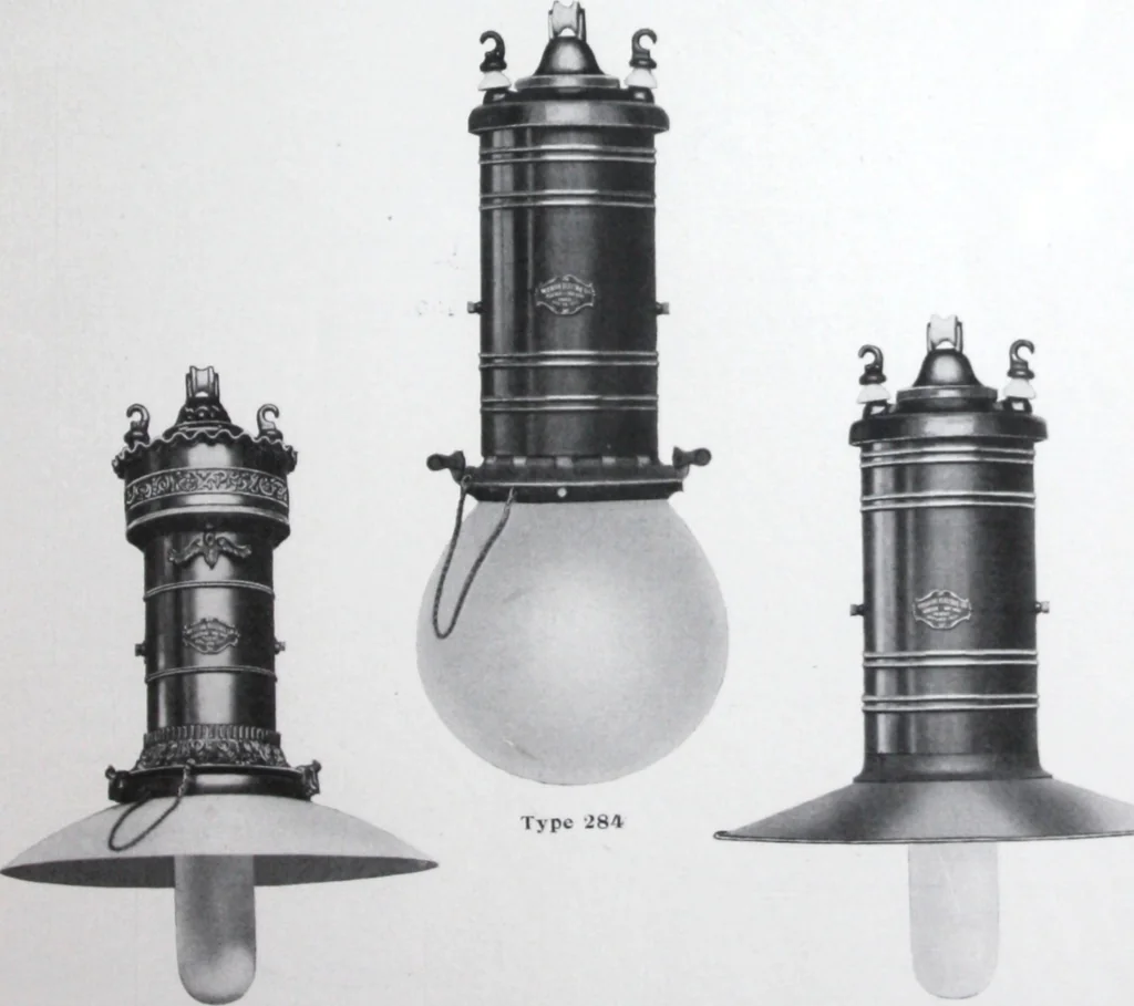 An illustration from Petite arc lamp parts., 1901, leaf 6