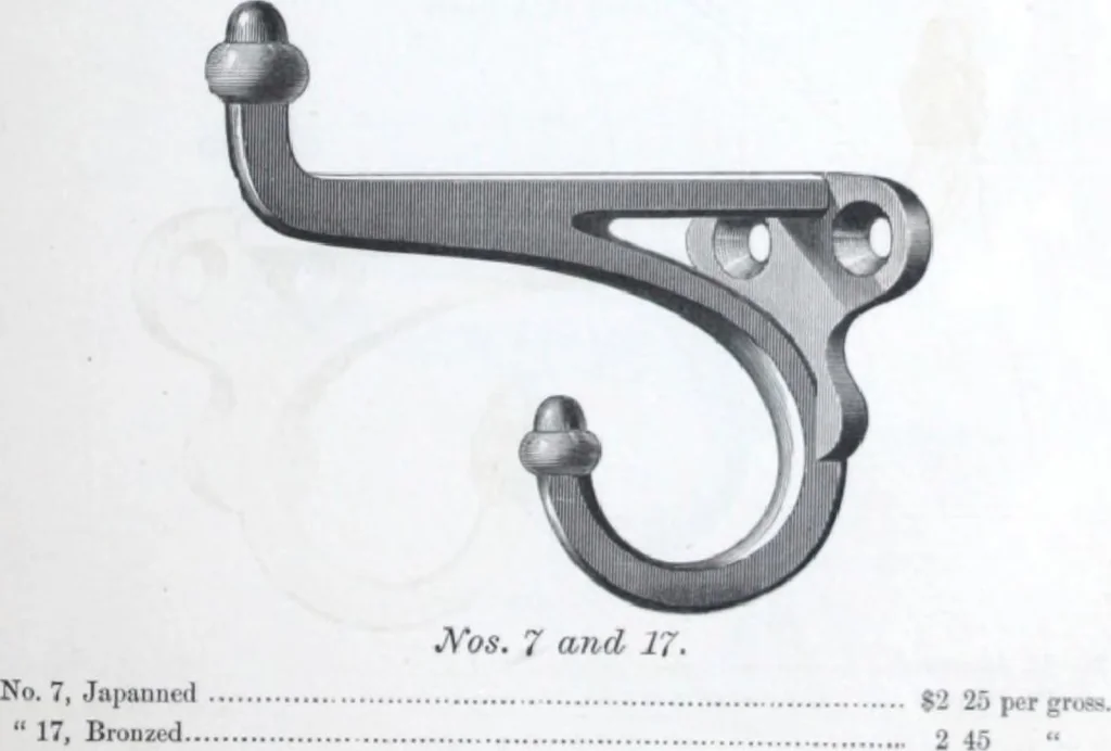 An illustration from Philadelphia Hardware and Malleable Iron Works, 1878, leaf 100