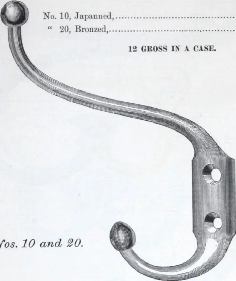 An illustration from Philadelphia Hardware and Malleable Iron Works, 1878, leaf 102