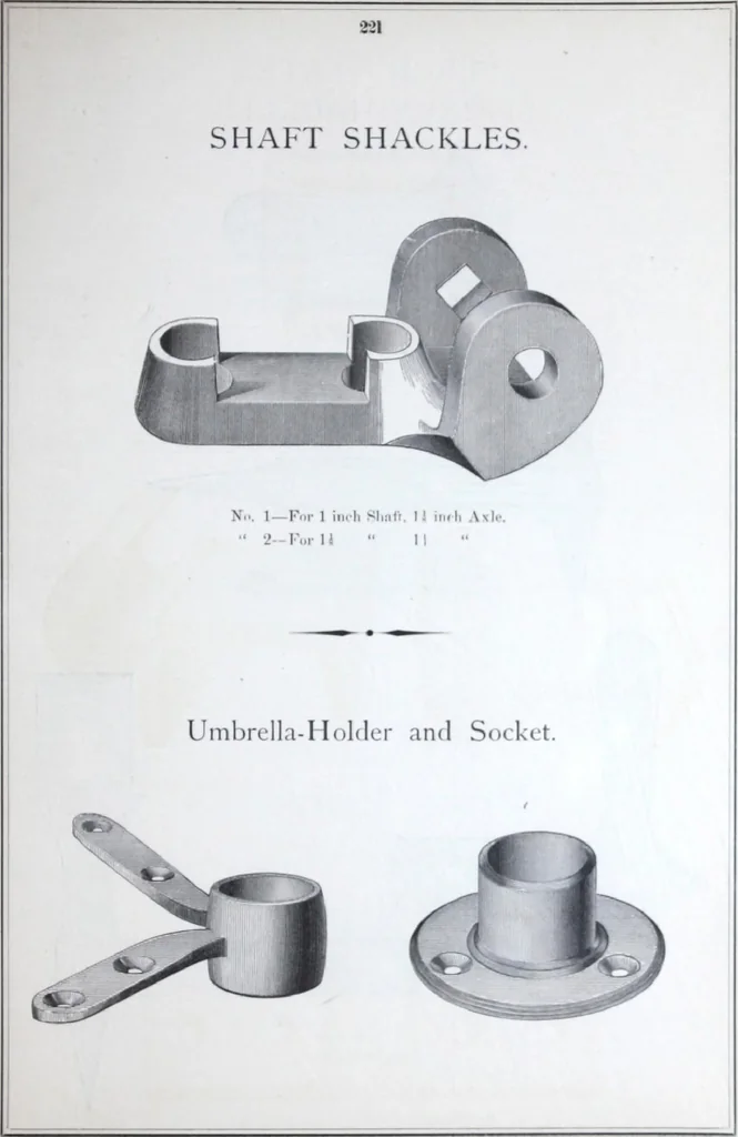 An illustration from Philadelphia Hardware and Malleable Iron Works, 1878, leaf 244