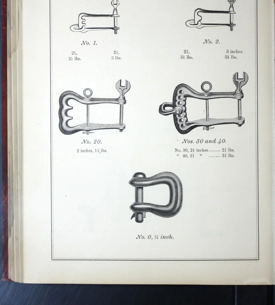 An illustration from Philadelphia Hardware and Malleable Iron Works, 1878, leaf 255