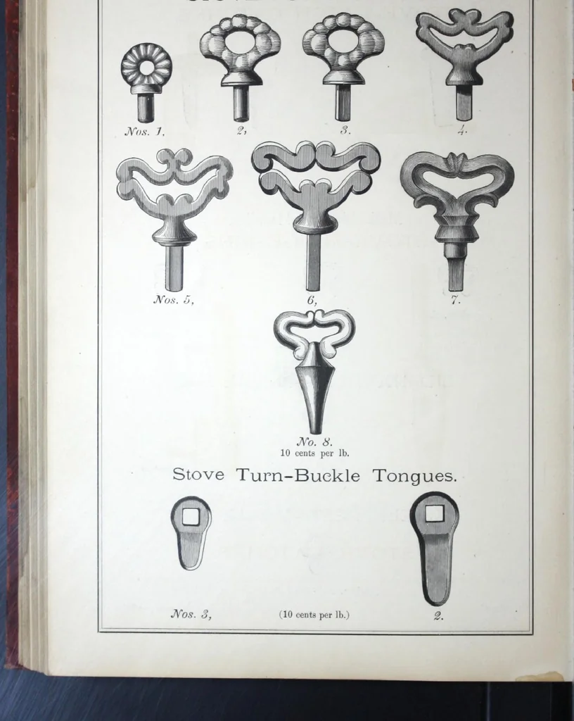 An illustration from Philadelphia Hardware and Malleable Iron Works, 1878, leaf 285