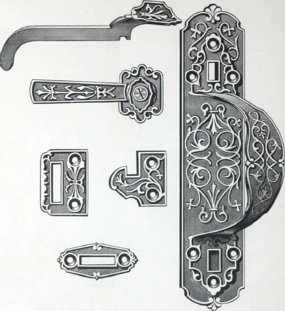 An illustration from Philadelphia Hardware and Malleable Iron Works, 1878, leaf 91