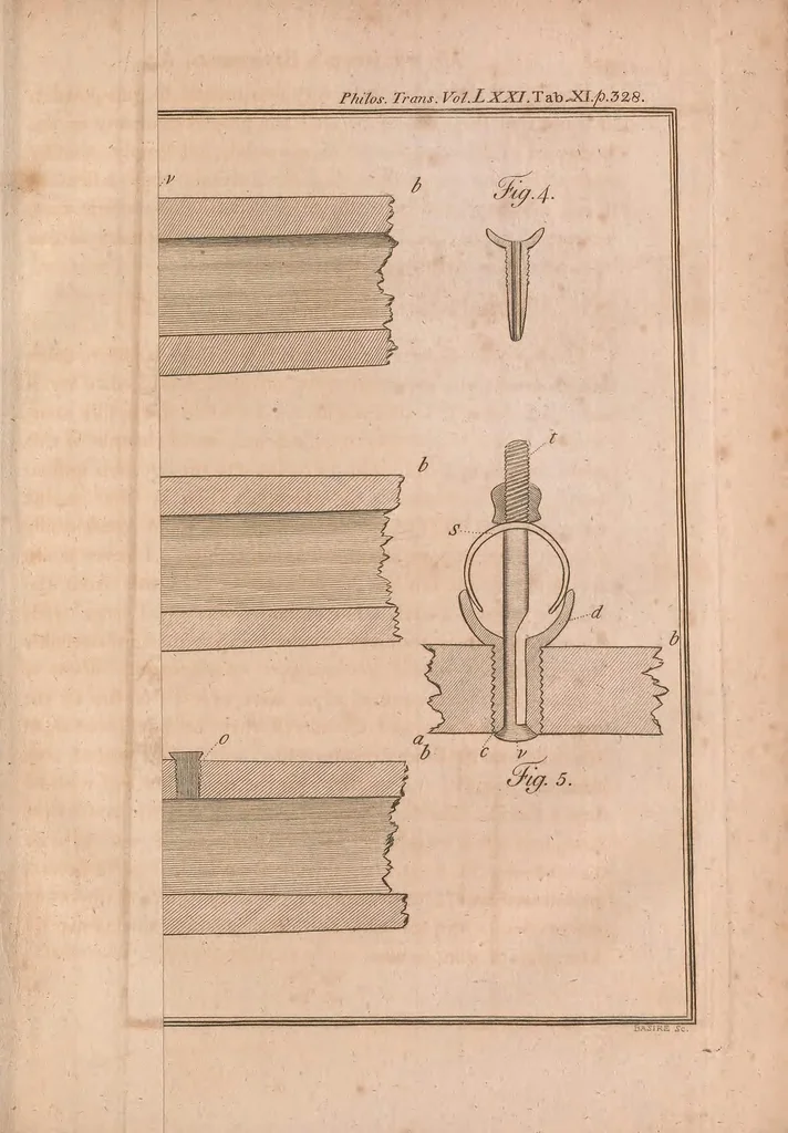 An illustration from Philosophical transactions of the Royal Society of London, 1666, leaf 415