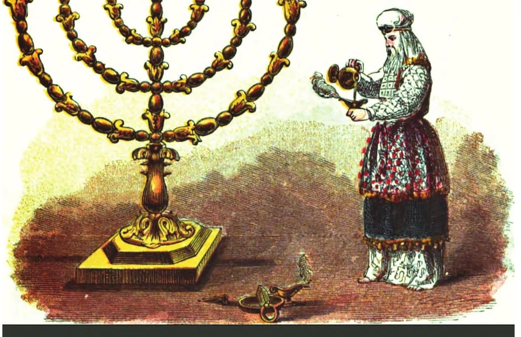 An illustration from Pictorial Description Of The Tabernacle in the Wilderness: Its Rites and Ceremonies, 1878, leaf 0
