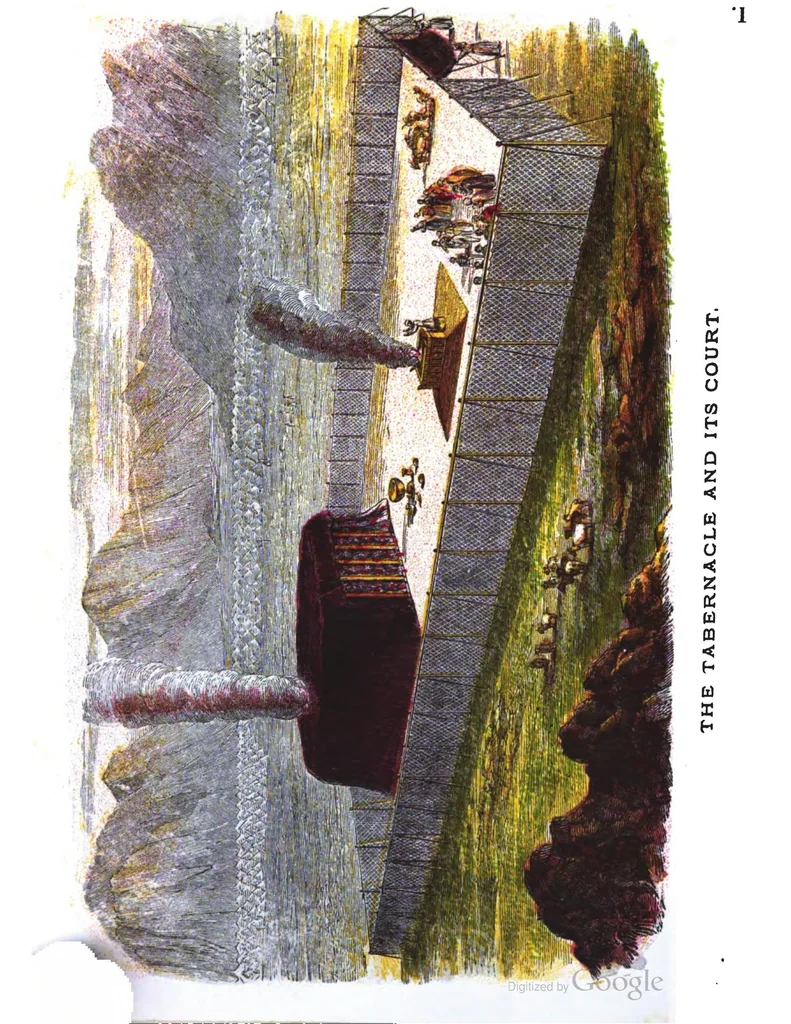 An illustration from Pictorial Description Of The Tabernacle in the Wilderness: Its Rites and Ceremonies, 1878, leaf 5