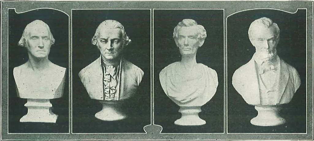 An illustration from Pictures and plastic reproductions from sculpture for school, library and home decoration., 1918, leaf 22