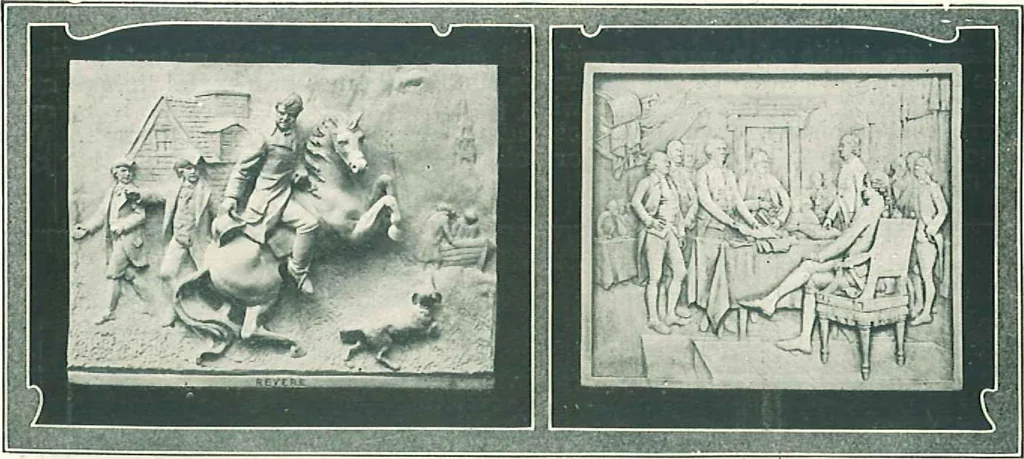 An illustration from Pictures and plastic reproductions from sculpture for school, library and home decoration., 1918, leaf 28