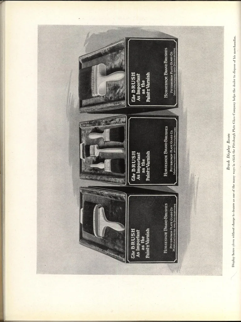 An illustration from Paints, varnishes and brushes; their history manufacture and use, 1923, leaf 153