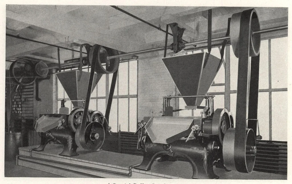 An illustration from Paints, varnishes and brushes; their history manufacture and use, 1923, leaf 25