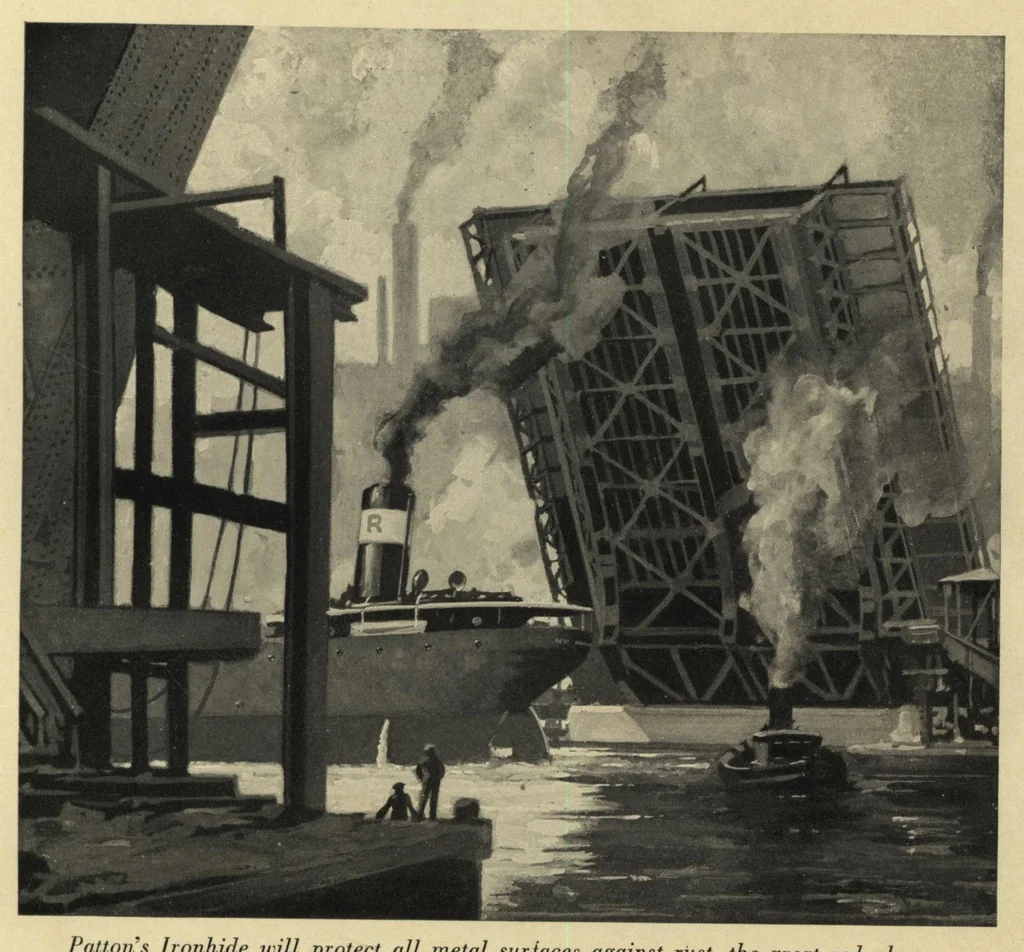 An illustration from Paints, varnishes and brushes; their history manufacture and use, 1923, leaf 56