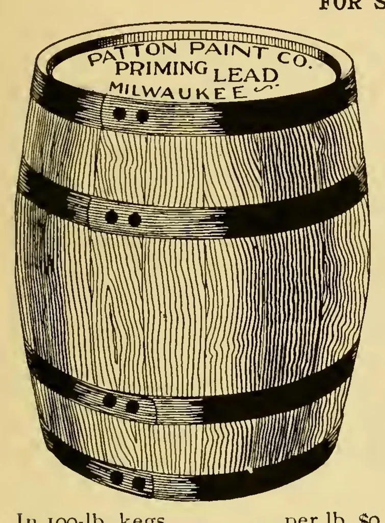 An illustration from Pittsburgh Plate Glass Company : Catalogue A : Glass, Paints, Oils and Painters' Sundries, 1900, leaf 38