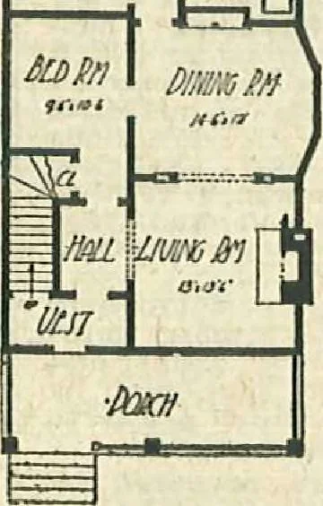 An illustration from Plans of modern homes, 320, 1913, leaf 11