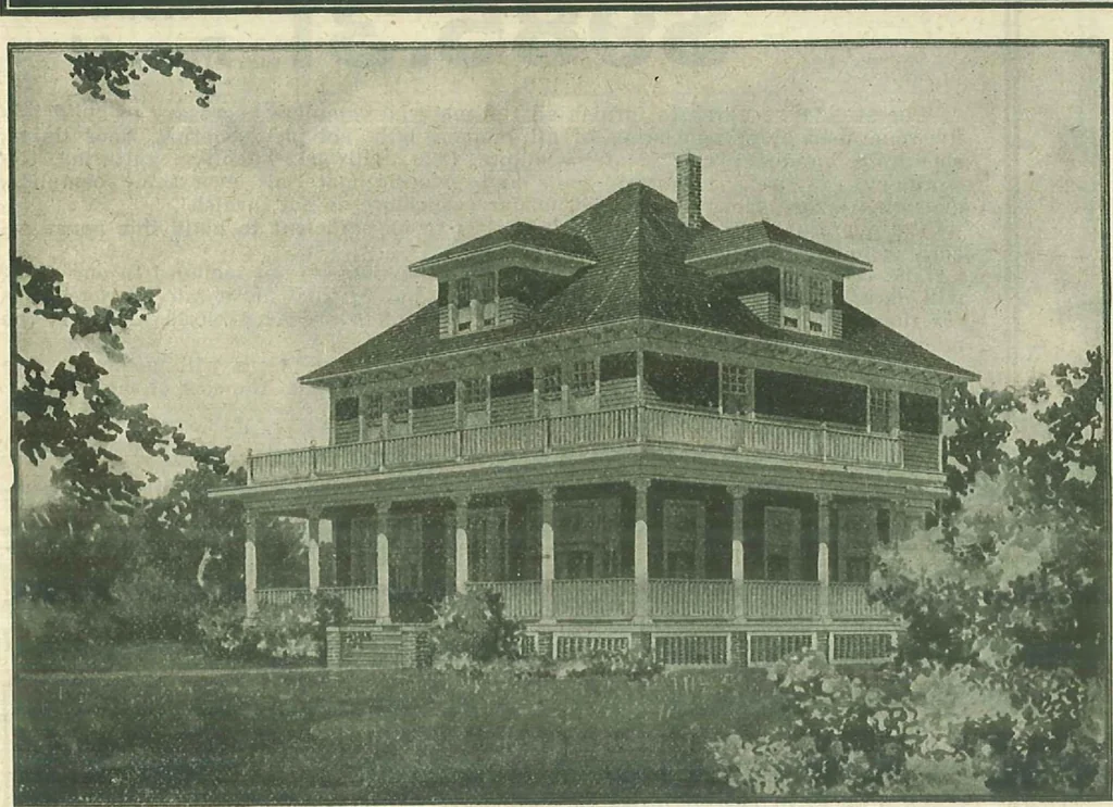 An illustration from Plans of modern homes, 320, 1913, leaf 14