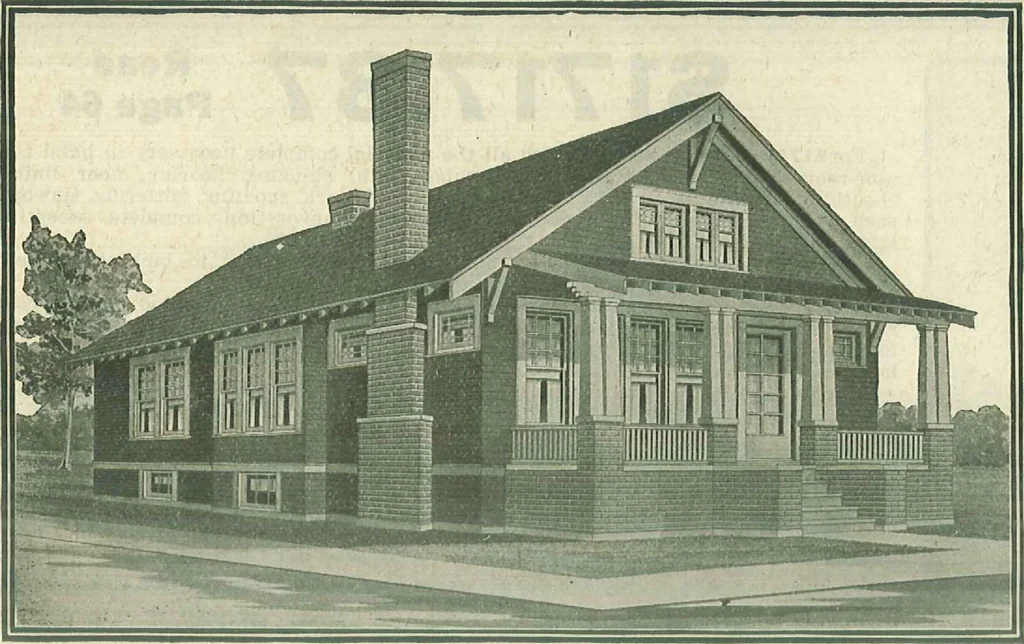 An illustration from Plans of modern homes, 320, 1913, leaf 15