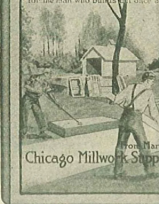 An illustration from Plans of modern homes, 320, 1913, leaf 34