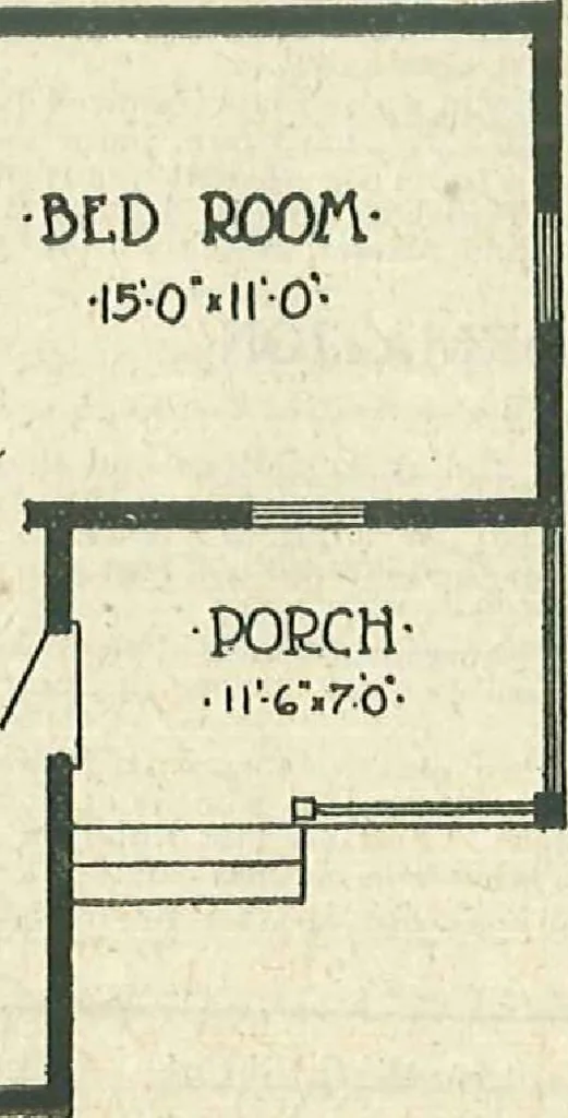 An illustration from Plans of modern homes, 320, 1913, leaf 45