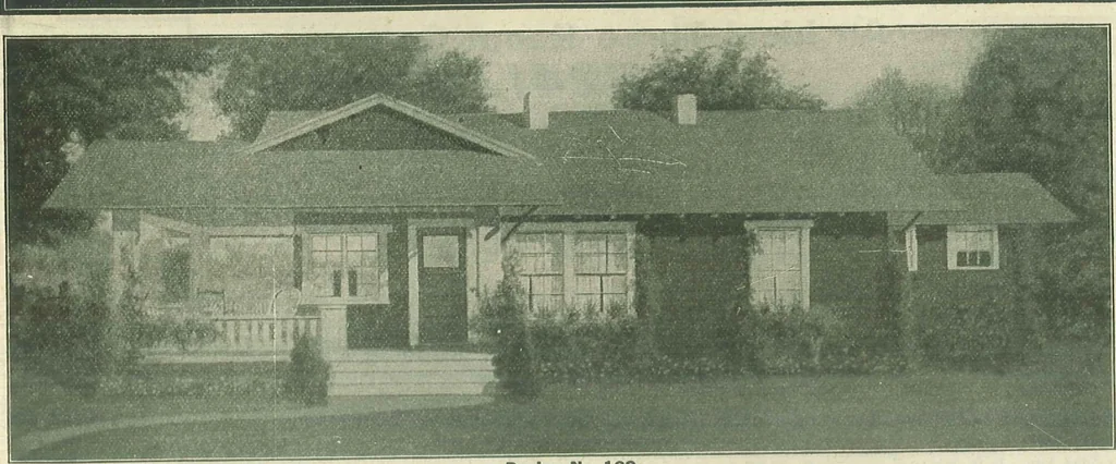 An illustration from Plans of modern homes, 320, 1913, leaf 52