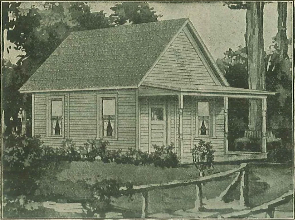 An illustration from Plans of modern homes, 320, 1913, leaf 53