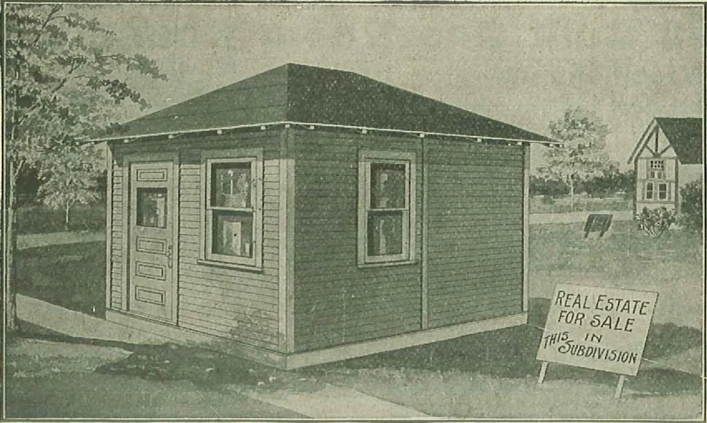 An illustration from Plans of modern homes, 320, 1913, leaf 55