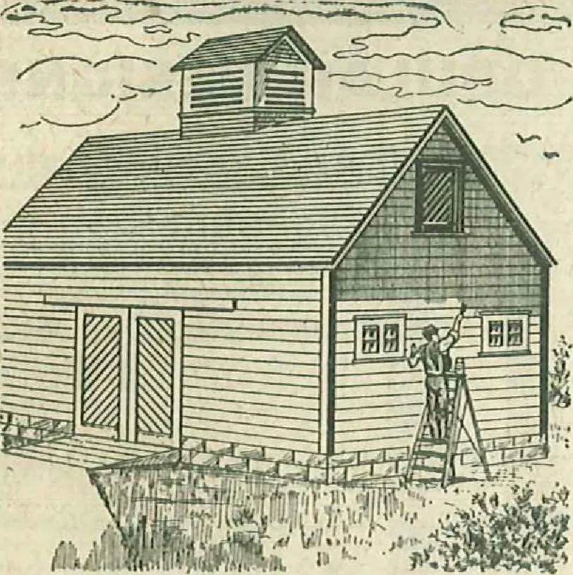 An illustration from Plans of modern homes, 320, 1913, leaf 60