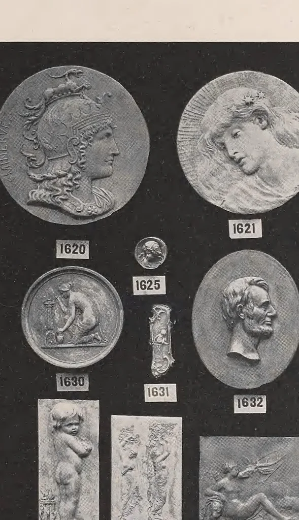 An illustration from Plaster casts : reproductions from antique, Renaissance and modern sculpture. Subjects for the interior decoration of schools and homes, 1914, leaf 103