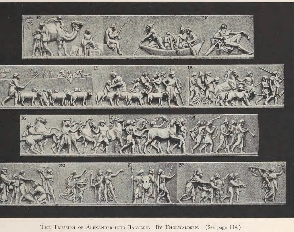 An illustration from Plaster casts : reproductions from antique, Renaissance and modern sculpture. Subjects for the interior decoration of schools and homes, 1914, leaf 119